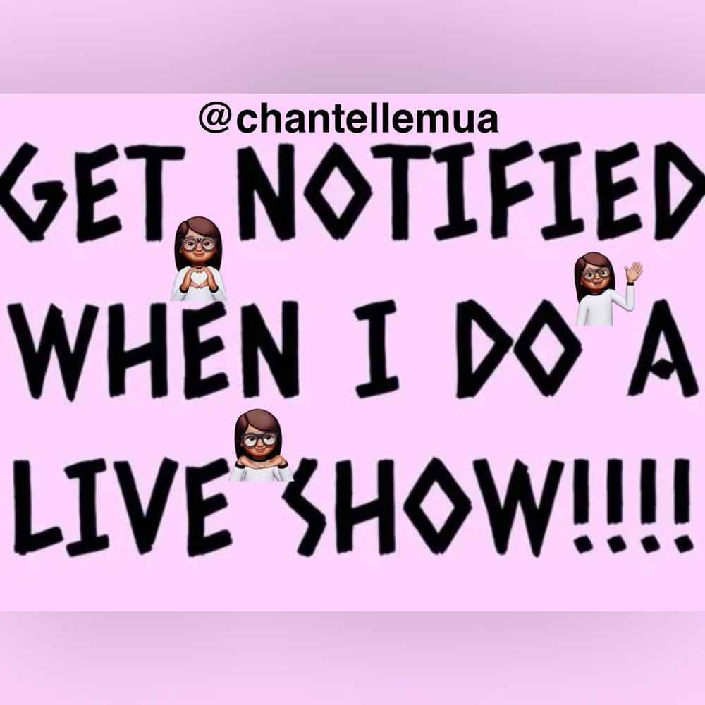 Like This To Know When I’m Going Live!